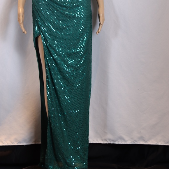 50 - PEACOCK SEQUIN DRESS - Picture 6 of 8